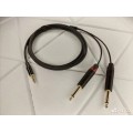 086-MVY-P26  Jack 3,5 стерео  <=> 2 jack 6,3 mono  Mr.Cable Vulcan P26